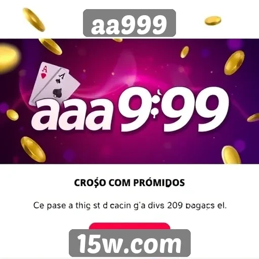 Promoções e bônus exclusivos no site aa999